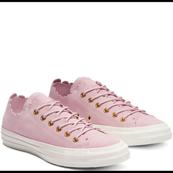 pink frilly converse